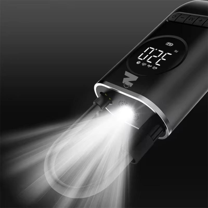 קומפרסור נייד לרכב | קומפרס אוויר נייד | משאבה חשמלית | כולל תאורת לד