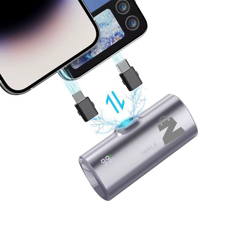 LinkPod X – מטען נייד קומפקטי עם מחברים נשלפים USB-C ו-Lightning